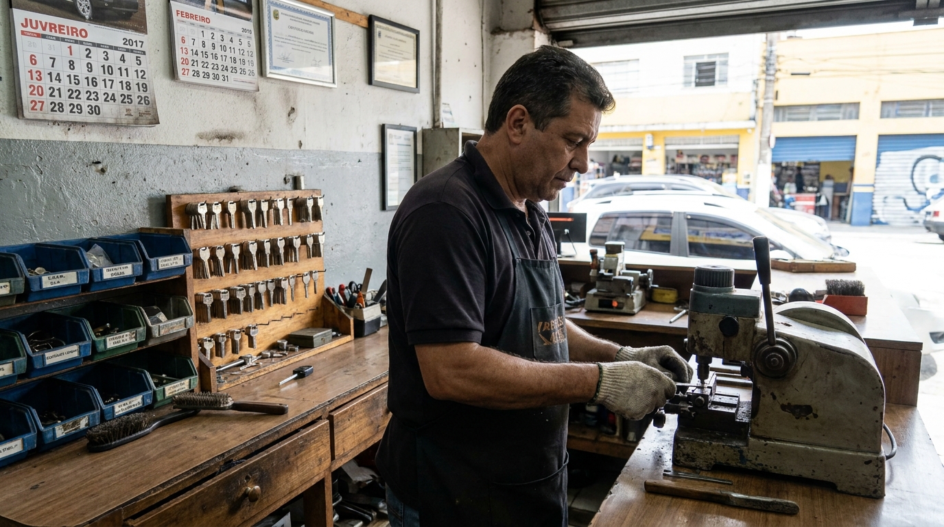 Confecção de Chave Automotiva perto de mim no Bucarein, Joinville‑SC