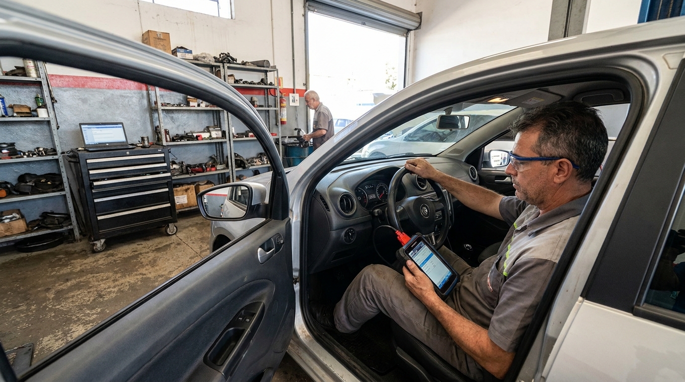 Reset de Airbag profissional no Centro, Joinville‑SC