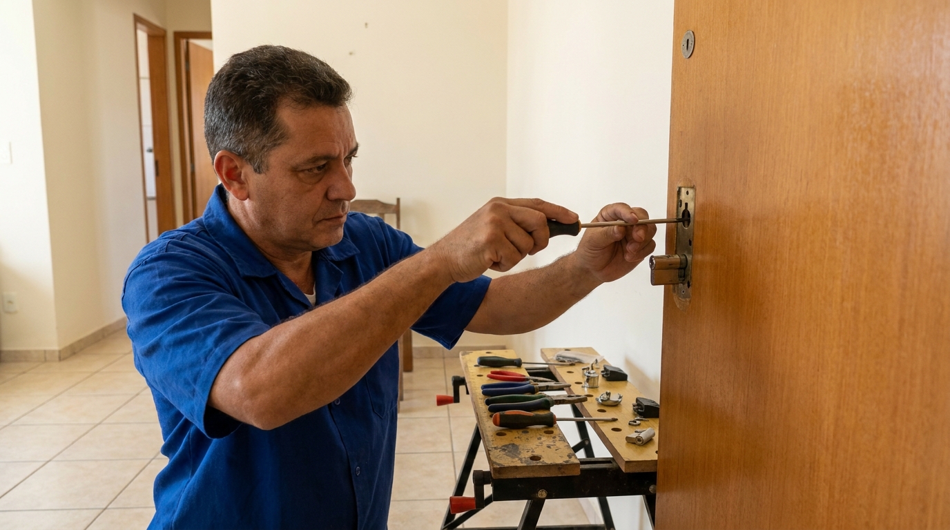 Troca de Segredo Residencial 24 horas em Comasa, Joinville‑SC